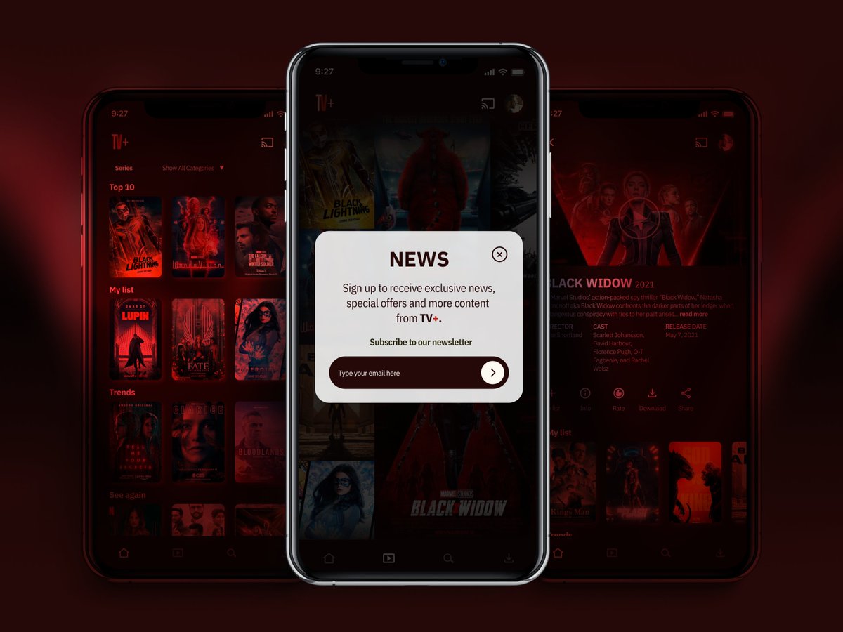AlexSkullUIUX's tweet photo. Subscribe for TV App #day026 #dailyui #DailyUI https://t.co/B9qlt9oCSl
