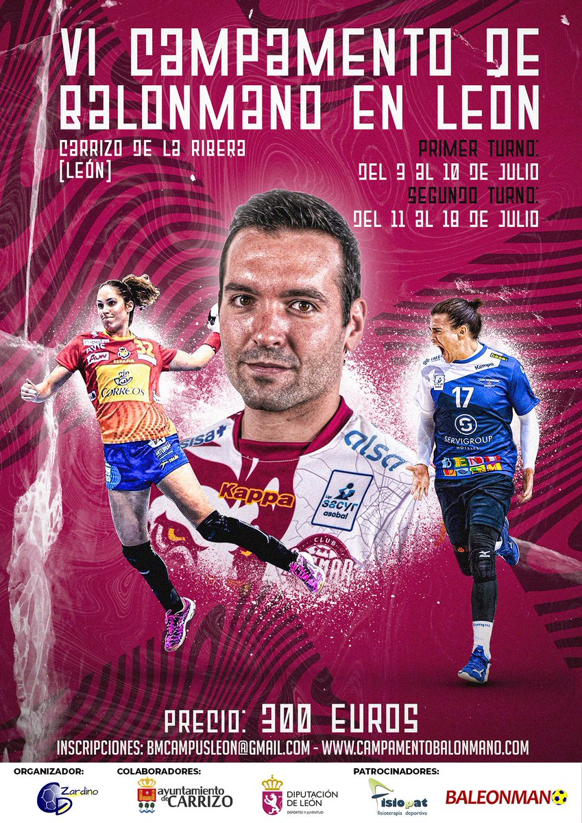bmcampus's tweet photo. 🤾🏻🤾🏻 CAMPAMENTO 2021 🤾🏻🤾🏻
Ya puedes preinscribirte a nuestro Campamento de Balonmano en León 2021.
bmcampusleon@gmail.com
#balonmano #handball #campamento #campus #campusleon #camp #handballcamp https://t.co/OemOnkJ8LY