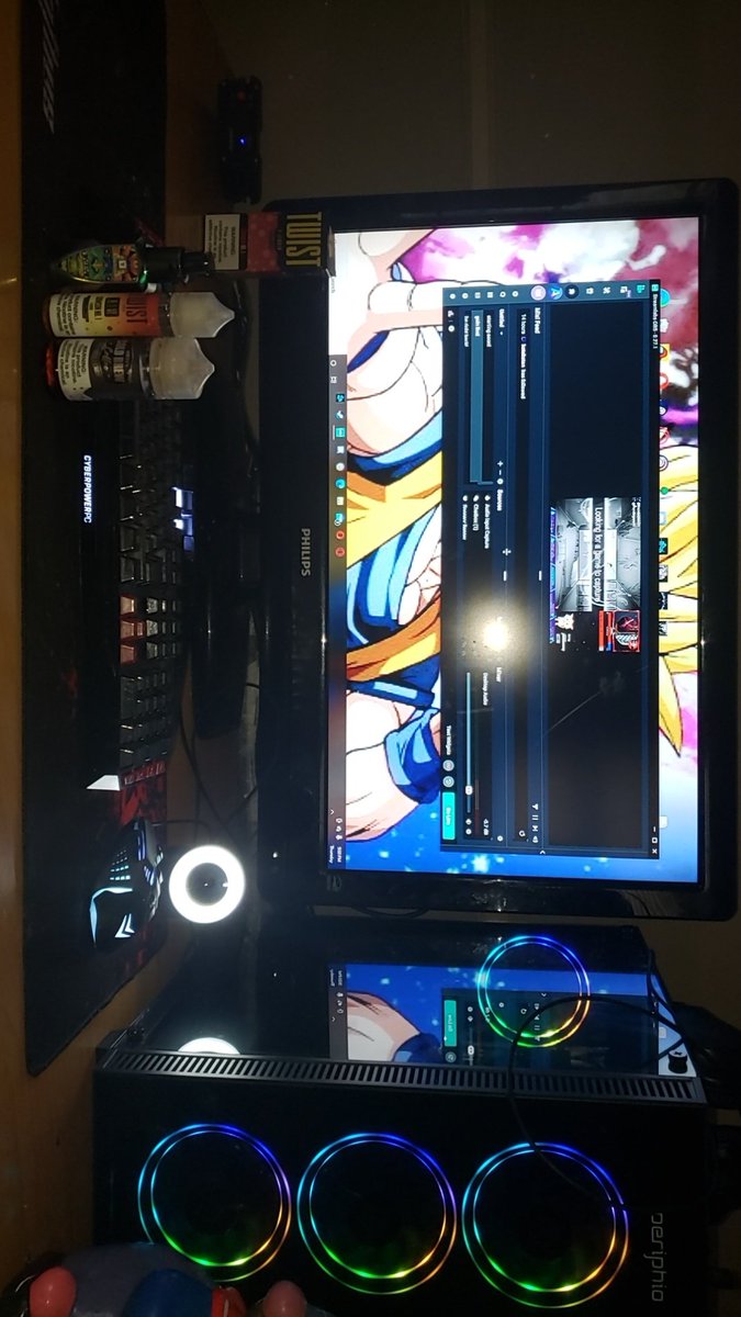 theundergamer71's tweet photo. New edition to the set up #thegrindcrew #periphio ❤❤ https://t.co/QqSHgyP3zH