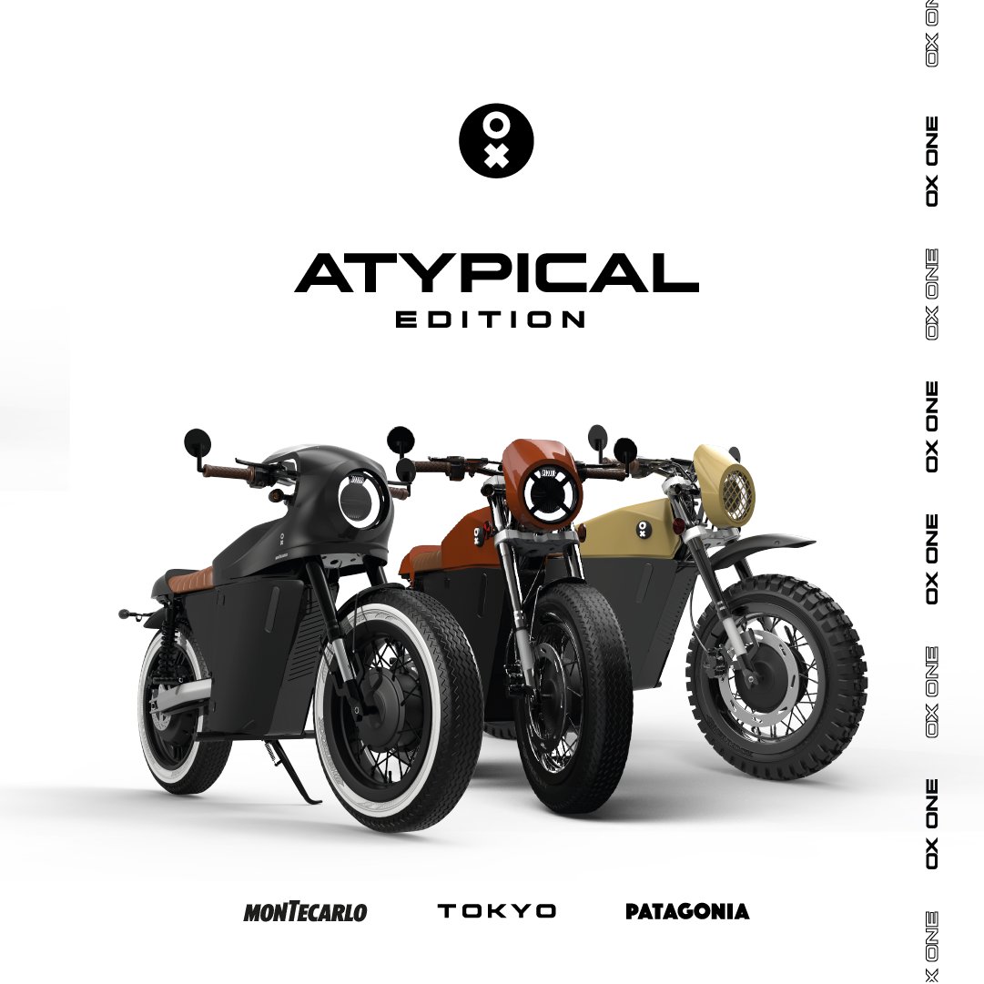 Valenciacars1's tweet image. #OXMotorcycles presenta 3 #AtypicalEdition del modelo #oxone @oxmotorcycles 
bit.ly/3eRdrjN