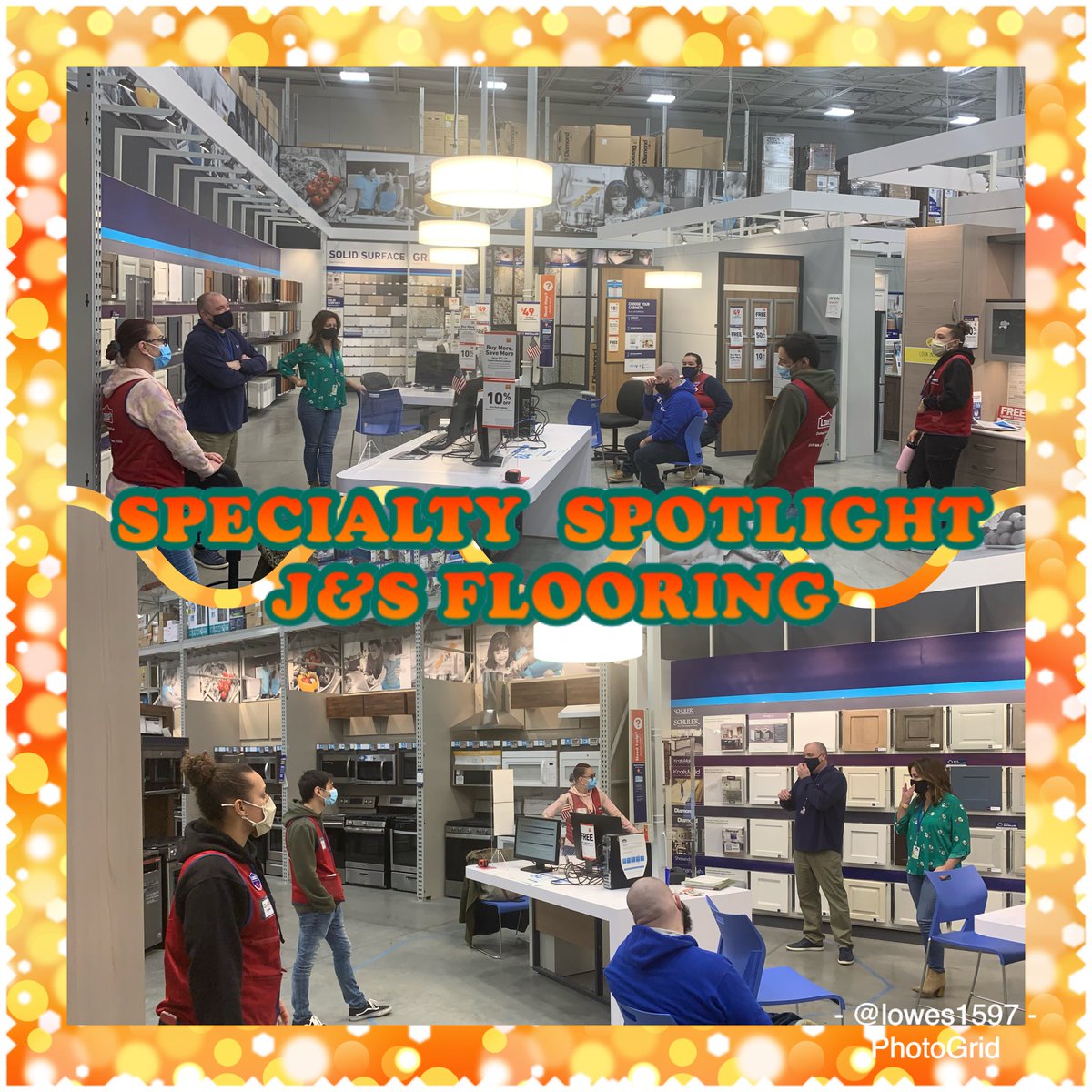 Lowe’s 1597 (@lowes1597) on Twitter photo Honored and beyond thankful for the wealth of knowledge provided by <a href="/JS_Flooring/">J&S Flooring LLC</a> during our <a href="/Lowes/">Lowe's</a> 1597 Specialty Spotlight this week! Thank you for your continued support and dedication! @MichaelO1366
<a href="/JoeMcFarland_/">Joe McFarland</a>
<a href="/BoltzBill/">Bill Boltz</a>
@TimDaleynymetro
<a href="/DavidBu01220389/">Dave Buckley</a> <a href="/TweetUsR30/">TweetUsR30</a> Honored and beyond thankful for the wealth of knowledge provided by <a href="/JS_Flooring/">J&S Flooring LLC</a> during our <a href="/Lowes/">Lowe's</a> 1597 Specialty Spotlight this week! Thank you for your continued support and dedication! @MichaelO1366
<a href="/JoeMcFarland_/">Joe McFarland</a>
<a href="/BoltzBill/">Bill Boltz</a>
@TimDaleynymetro
<a href="/DavidBu01220389/">Dave Buckley</a> <a href="/TweetUsR30/">TweetUsR30</a>