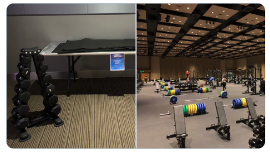 The NCAA isn't arguing with the accuracy of photos showing disparities between the weight facilities for men and women at March Madness.

A rep told me the women's convention center is smaller and initially thought not to have space. Officials have now apparently found the space.