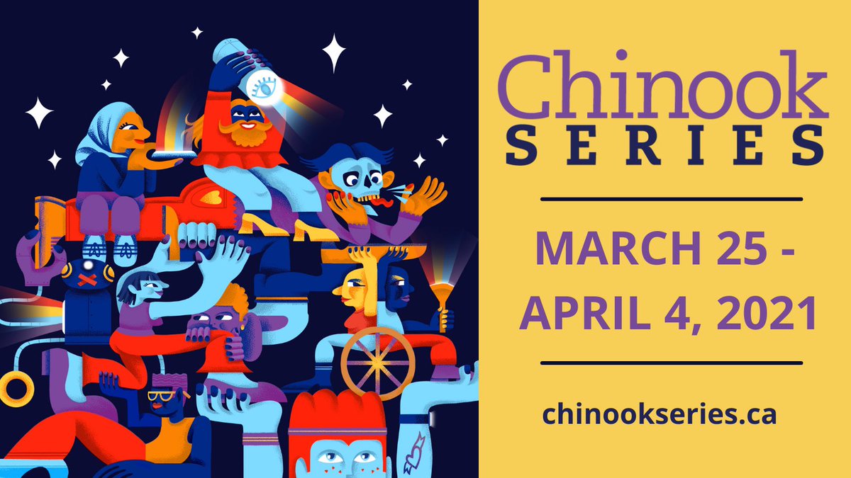 Feel that change in the air? Chinook Series is back for #2HotWeeks of digital delights from March 25 – April 4. The 2021 Chinook lineup is now LIVE! --> chinookseries.ca  @azimuththeatre @expansefest @auriclus @heyemilychu