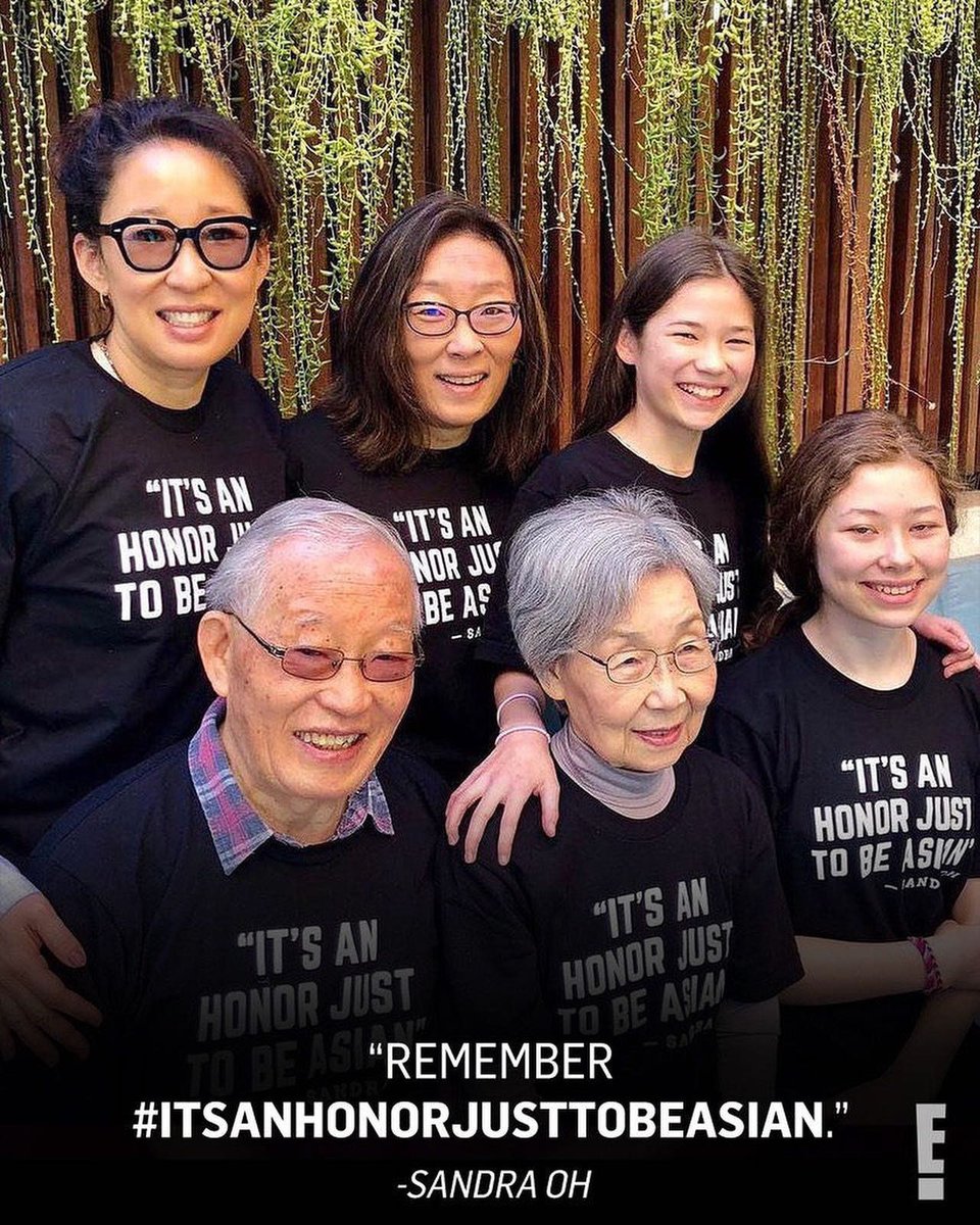 enews's tweet photo. "Let us all join together to #StopAsianHate." – Sandra Oh ❤️ (📷: Instagram) https://t.co/OdoRzEsv5j
