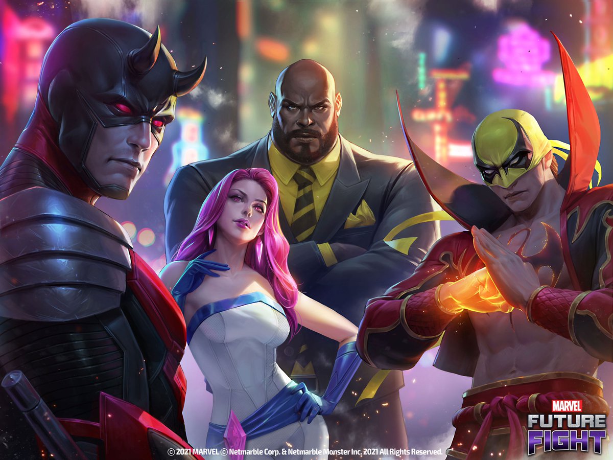 MARVEL Future Fight : DEFENDERS keyart works

artstation.com/artwork/zOR044