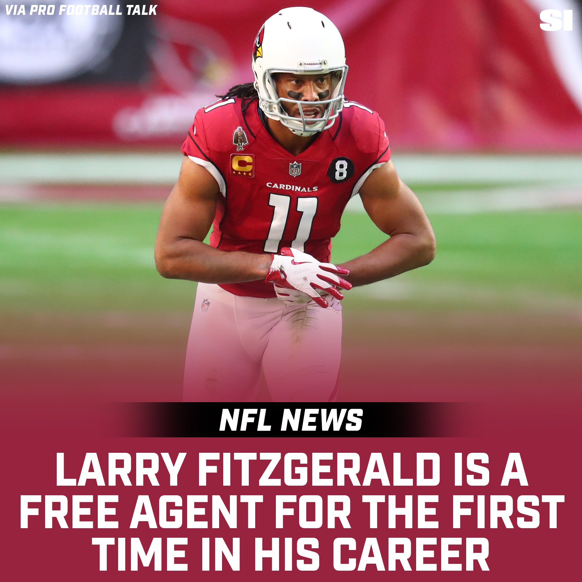 NFL legend Larry Fitzgerald announces 'surreal' major career change to join  ESPN