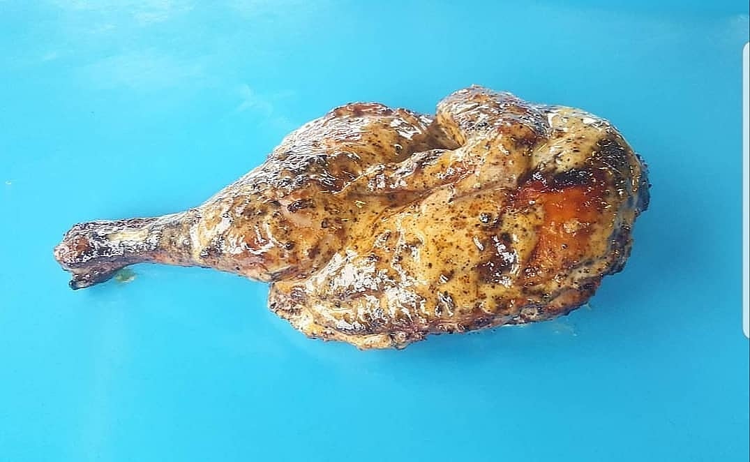 Ok we're really having half chickens with white sauce tomorrow, I promise. Available online or in-store. #letsgo