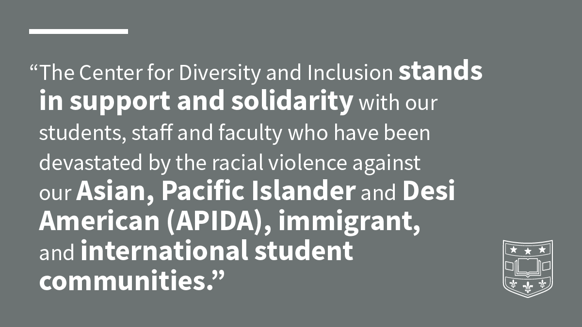 In these devastating times, there are no words that will meet this moment. But we stand with and support members of the AAPI community — and are emphatically committed to supporting them, their safety and their well-being. bit.ly/2ODvAal