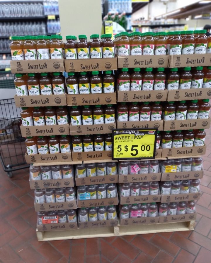 Our new look is even better in person! Find us at select <a href="/MyFoodBazaar/">Food Bazaar Supermarket</a> stores 🙌  #SweetLeafTea