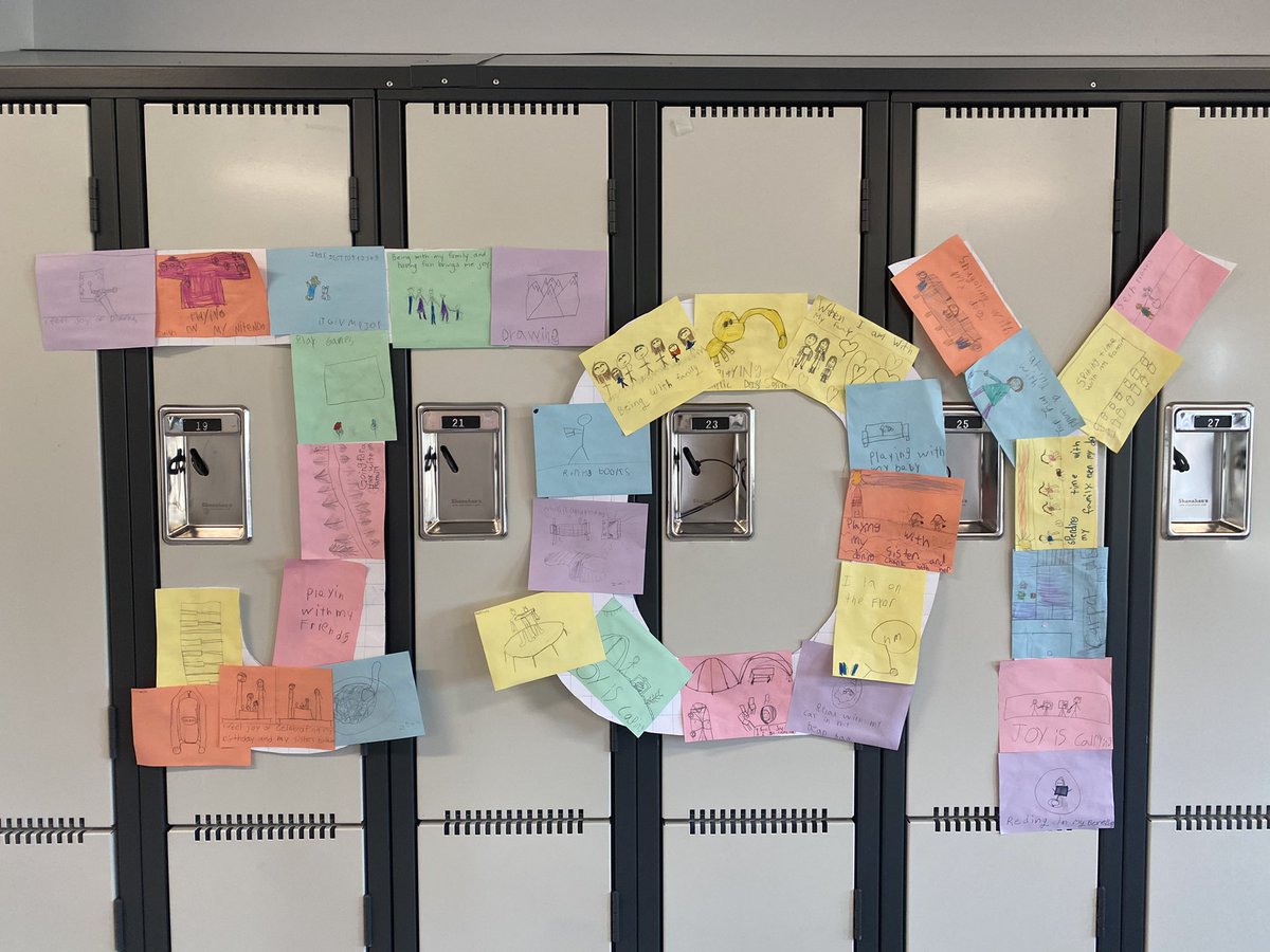 MsBTeach_'s tweet photo. After reading Happy Right Now by @JulieBerryBooks , students drew and wrote about ways they choose joy 🌞 A beautiful way to start our day @Heloise_Lorimer https://t.co/E1tm3uQdnL
