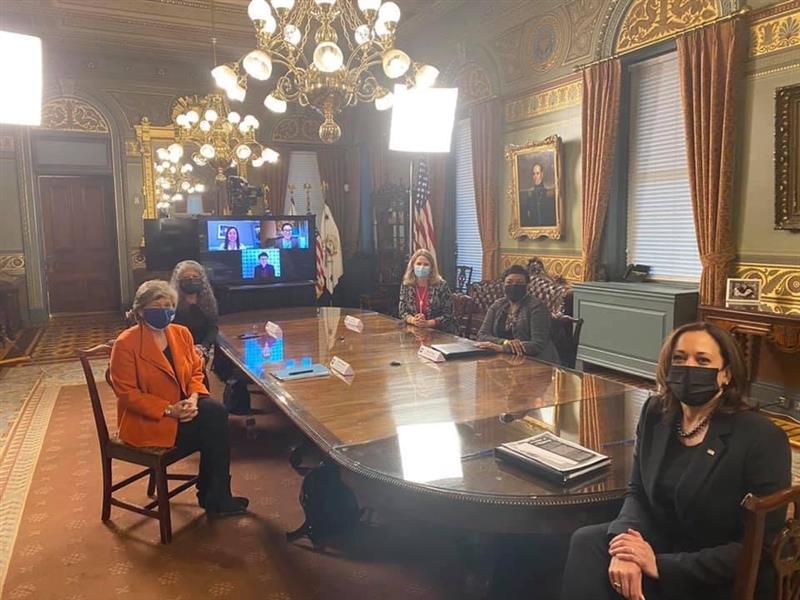 Proud to be among the women leaders in the labor community meeting today with <a href="/VP/">Vice President JD Vance</a> to discuss the American Rescue Plan and supporting America’s workers. #1u