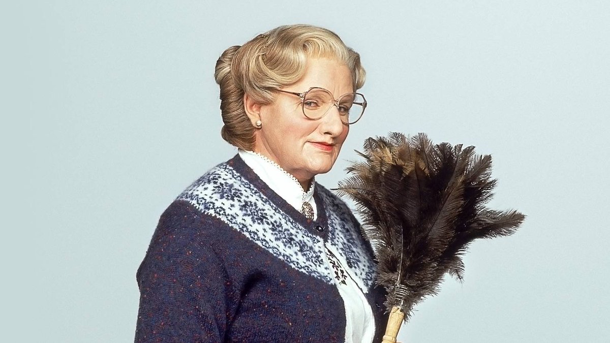 Factsonfilm's tweet image. While filming 'Mrs. Doubtfire' (1993), Robin Williams improvised so much that there were PG, PG-13, R, and NC-17 cuts of the film