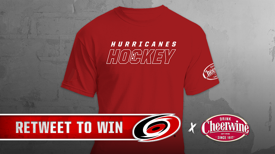 Virtual t-shirt toss!

RT for a chance to win this #Canes + <a href="/DrinkCheerwine/">drinkcheerwine</a> shirt!