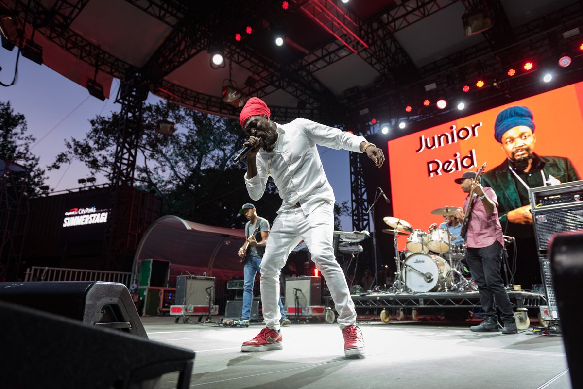 VPRecords's tweet photo. Re-living our 40th Anniversary Concert at @SummerStage with @RagingFyah, @EstelleDarlings, Junior Reid, @ElephantManJa #SummerStageAnywhere 

WATCH LIVE RECAP // https://t.co/qGZTLTHQOt https://t.co/CQasKrcUgl