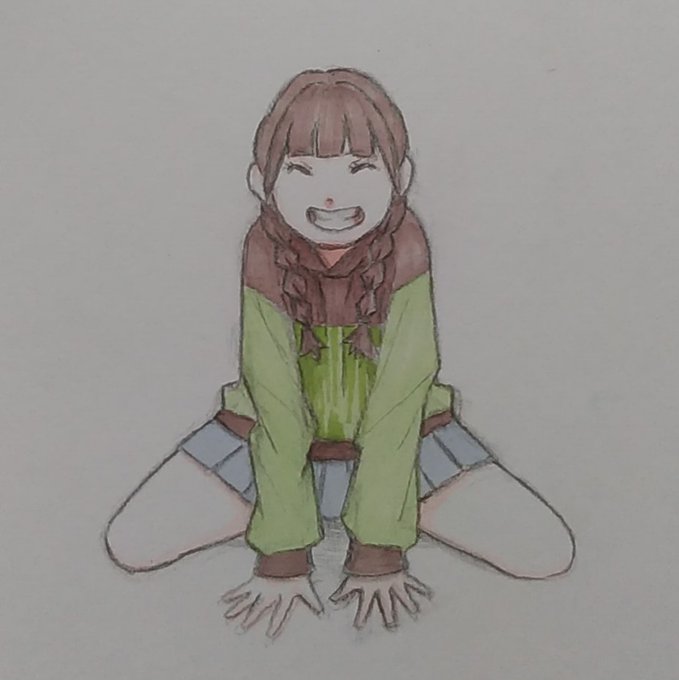 とんび座りのtwitterイラスト検索結果