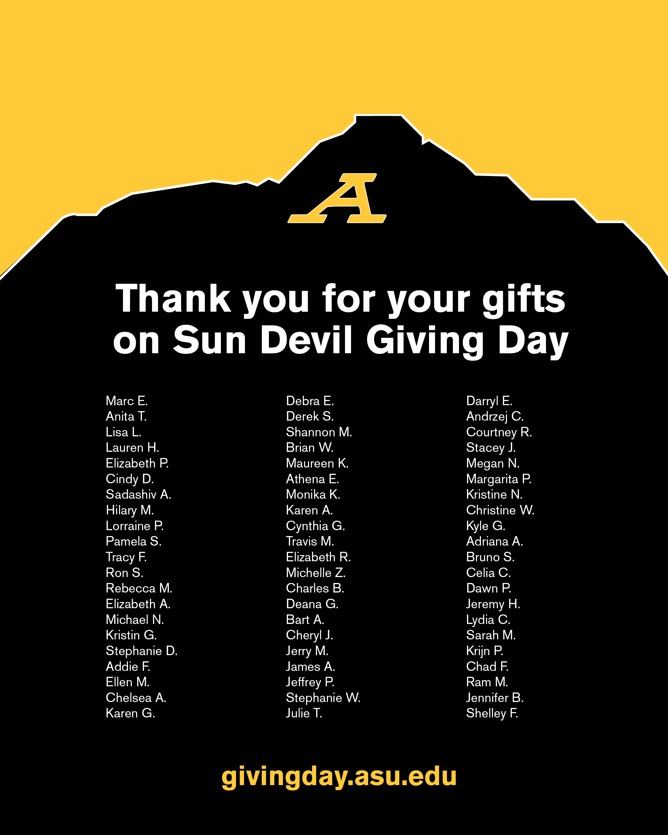 تويتر Arizona State University على تويتر The Asu Community Is So Grateful For Your Generosity This Sundevilgiving Day And Always Together We Are Advancing The Causes That Mean The Most