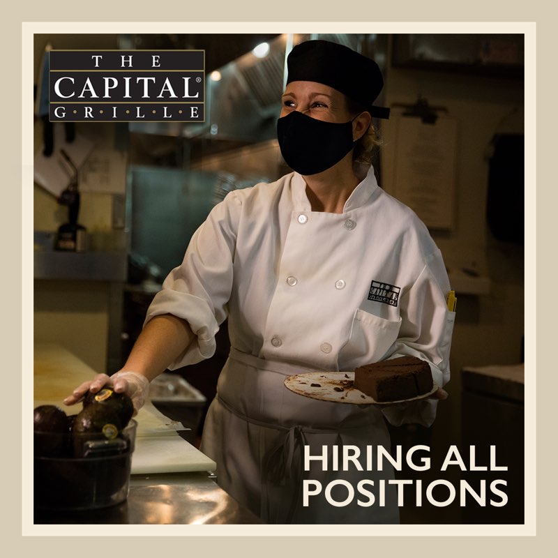 Excited to share that we are hiring for all positions at our Parsippany, NJ location. I invite you to apply today at srgjobs.darden.com. #TeamCapitalGrille #hiring  #careers