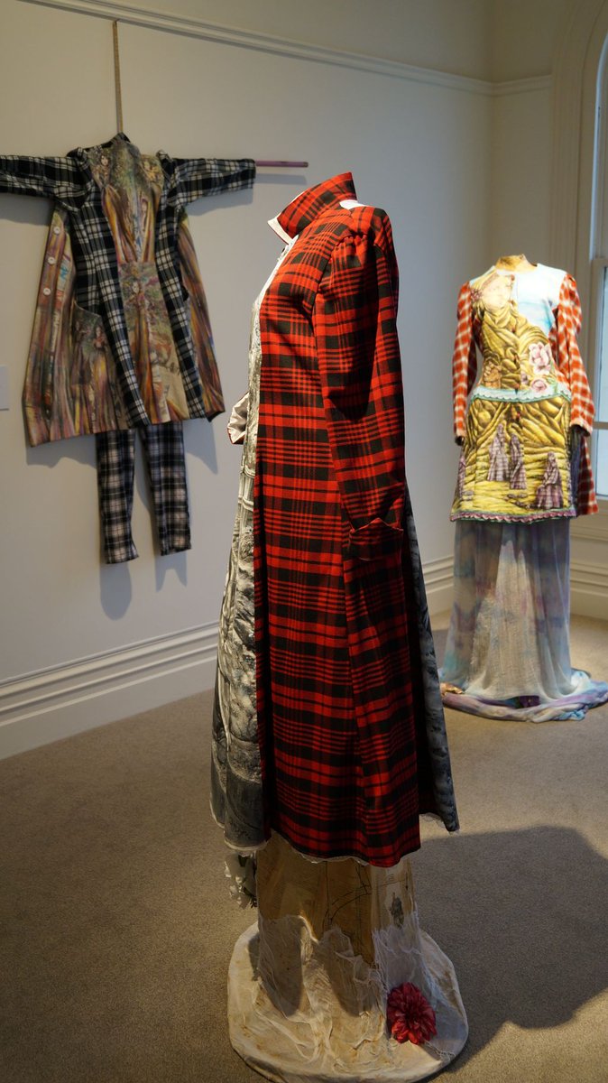Which one would you wear?
Dyan Prujean | Out of Kilter | 20 February - 18 April 2021

@DyanPrujean
#Textiles
#Painting
#Coats
#Mackintosh
#Tartan