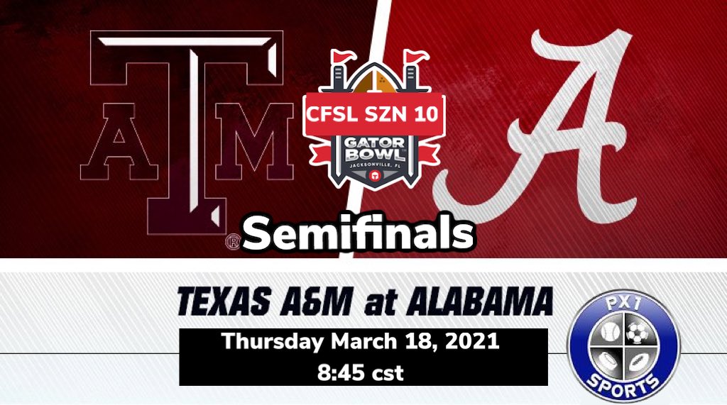 The winner goes to the championship!  Let’s go get this.  #BuiltbyBama  <a href="/collegesimleag/">CFSL #CreateYourLegacy</a>