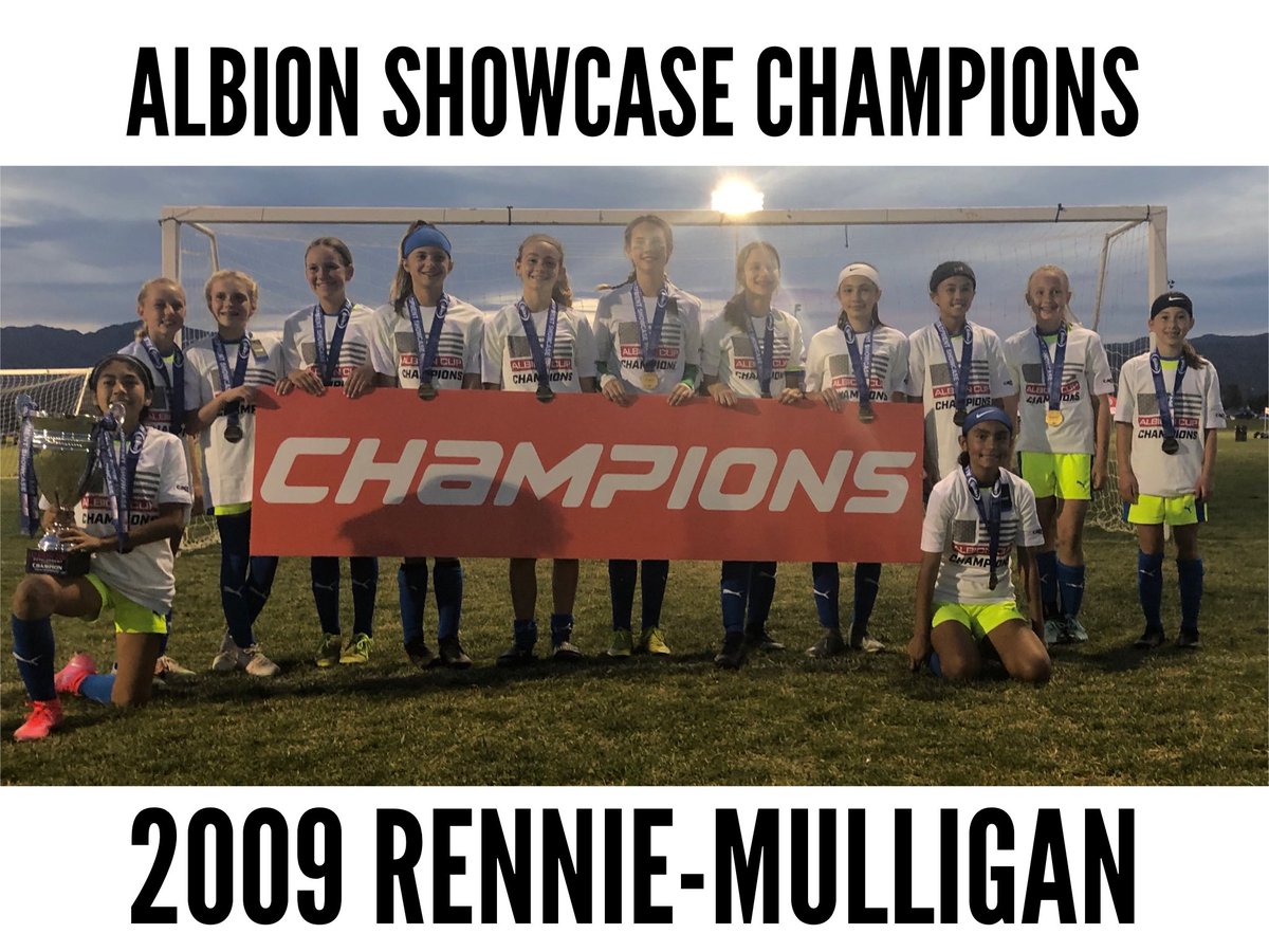 🚨CHAMPIONS🚨 09 Rennie-Mulligan won the Albion Showcase! Congratulations!🏆