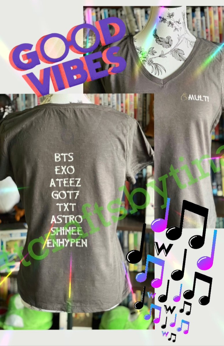 Flickerfoxfun's tweet photo. Annnnnnd its done. What do you do when you can't decide which group you like the most?  Show them all! #kpop #tcraftsbytina #kpopshirt #customorder #customshirt #cricut #cricutmade #cricutmaker #cricutcrafts #cricutcreations #cricutaustralia #cricutproject #cricutlife https://t.co/1emy2L03ft