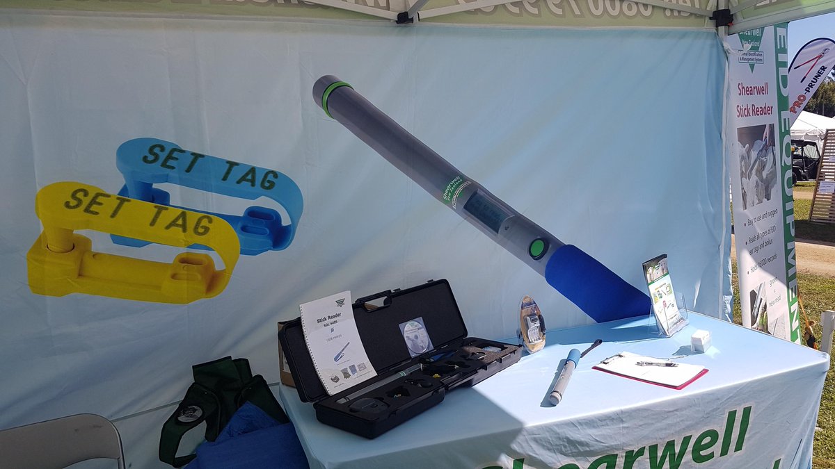 ShearwellNZ's tweet photo. Come find Shearwell at the Central District Field Days!
We're ready and waiting to answer all your livestock identification and management questions. https://t.co/5eH7F38Xds