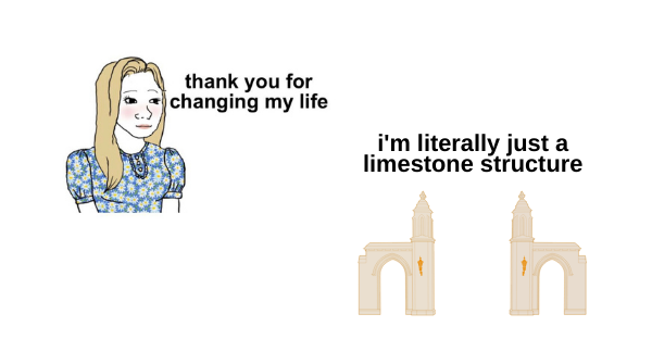IUBloomington's tweet photo. but you're OUR limestone structure https://t.co/asQELZbbRp