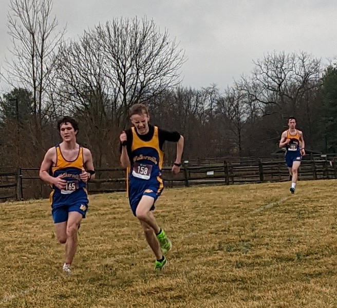 Boys varsity won tonight: WHS 29, FHS 52, and THS 53; JV 17 won over THS 43.  Sr., Lucas Magers, 3rd overall! 6 runners improved their times despite slippery/muddy conditions.  It was a great day to be a Lion!