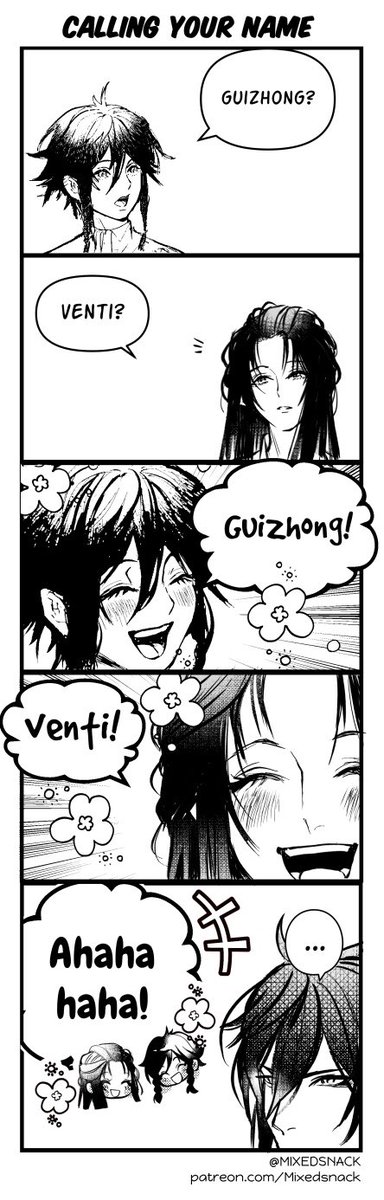 He wants to play with Guizhong, too. #GuiLi #归离 #GenshinImpactFanart #原神 