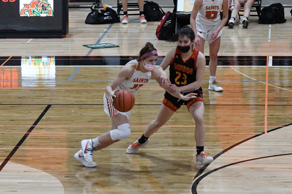 Just wrapped up our virtual ‘banquet’
Congratulations to the following award winners!
Coaches Award: <a href="/MakennaBrown9/">Makenna Brown</a> 
Most Improved Player: <a href="/lexi_diorio/">Lexi DiOrio</a> 
Most Valuable Player: <a href="/TKortan2022/">Torrie Kortan</a> 

Thanks to all those that made this season possible. I already miss my team ⚜️🏀