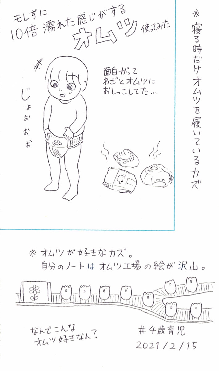 Satsuki_bib's tweet photo. 昔は布オムツで超早期トイレトレーニングしてたのにね（遠い目）

#日曜日　#4歳育児　

#育児漫画　#コミックエッセイ https://t.co/YHubT0MlA1