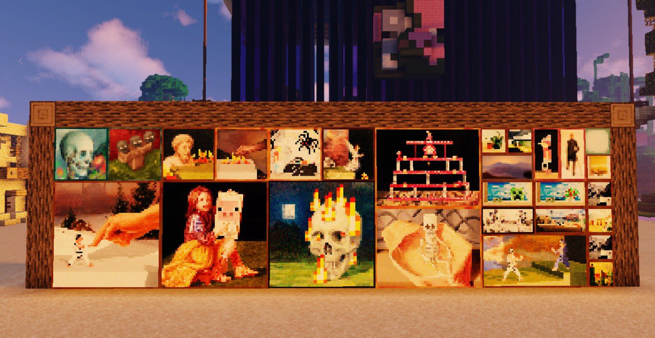 Comunidade de Minecraft on X: Curiosidades do minecraft #20: - Existem 26  pinturas no jogo. A maioria são baseadas em obras reais de Kristoffer  Zetterstrand, ex-cunhado de Notch.  / X