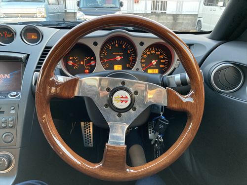 当時物！】モモ ウッド レザー ステアリング MOMO 旧車 ハンドル