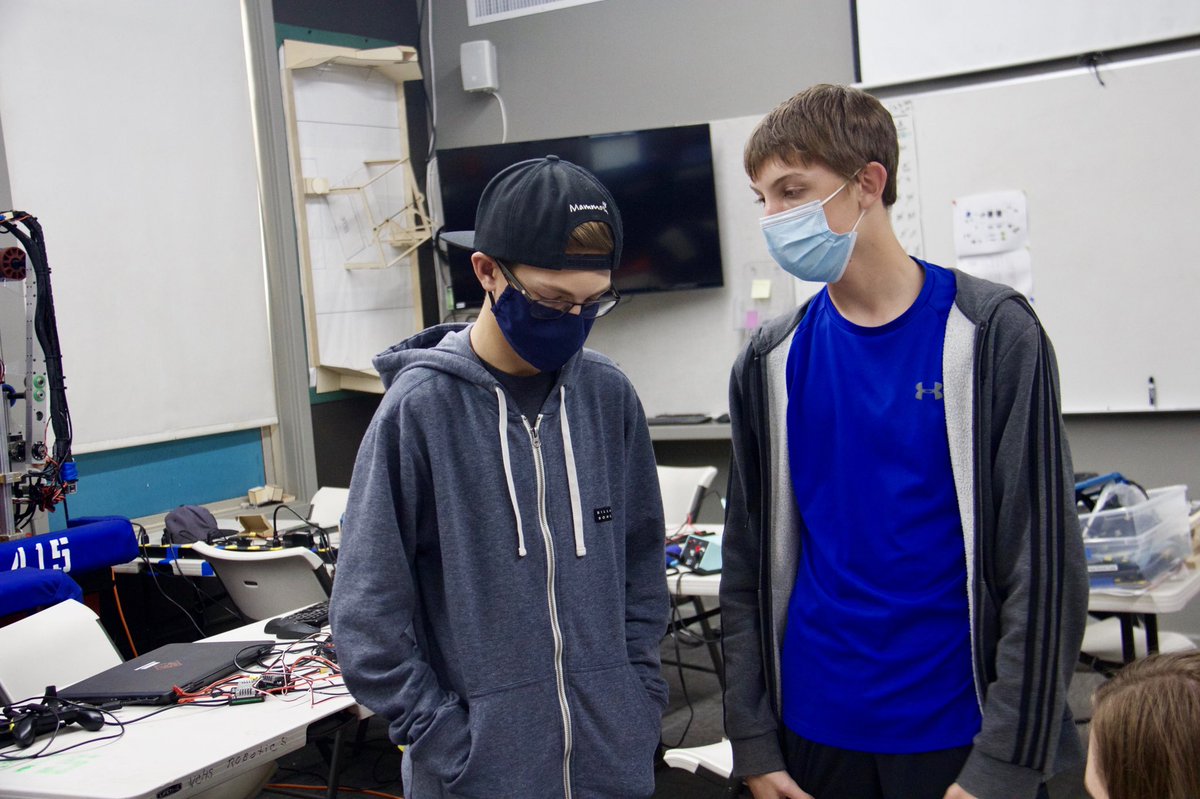 Our teams tonight continue to think of new and innovative ideas for their robots. #teamwork #frc4415 #firstinca #firstinspires