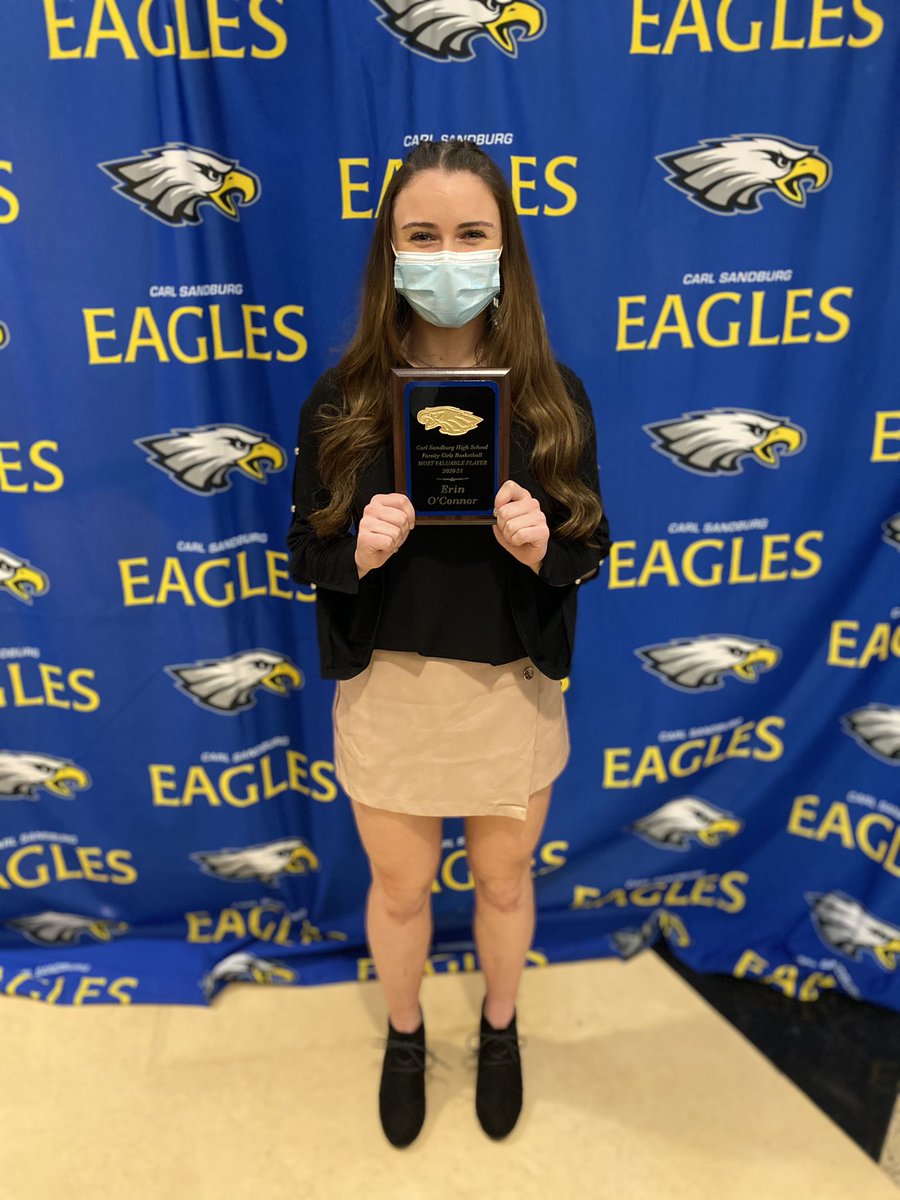 Congratulations to our leader and the ultimate competitor Erin O’Connor (<a href="/erinoconnor34/">erin o’connor</a>) on earning our Most  Valuable Player Award. Awesome work, two years in a row! <a href="/EaglesAthletics/">Sandburg Athletics</a> <a href="/SandburgHS/">Carl Sandburg H.S.</a>