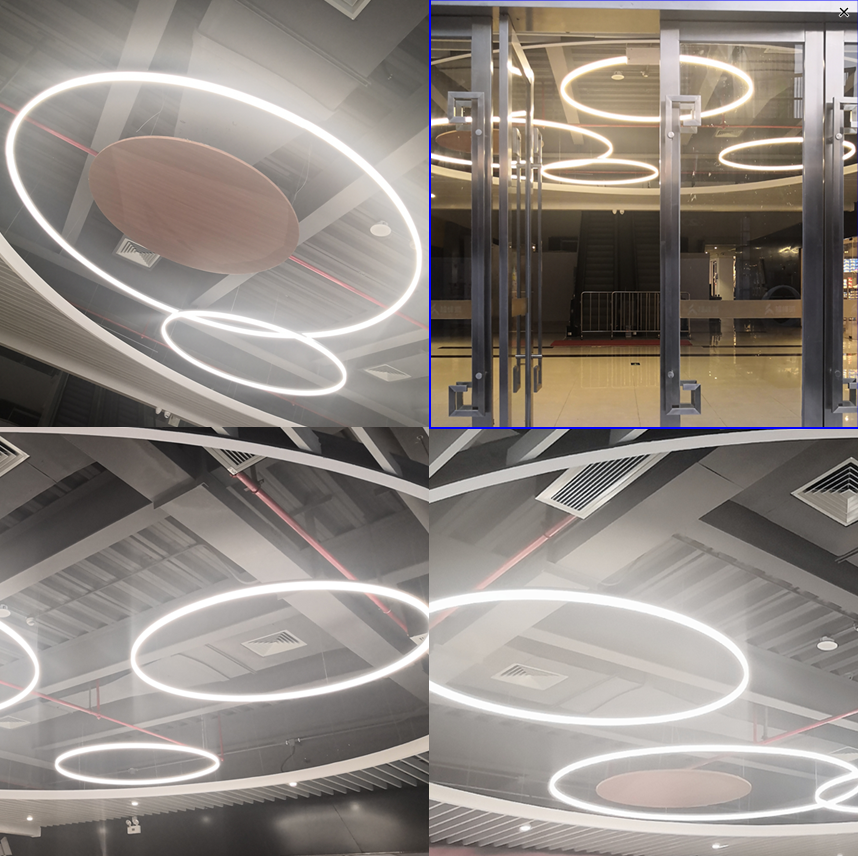 ring lighting in the lobby of the shopping center
#circlelighting #ringlighting #shoppingmalllighting #shoppingcenterlighting #buildinglighting #hotellighting #officelighting #supermarketlighting #lobbylighting