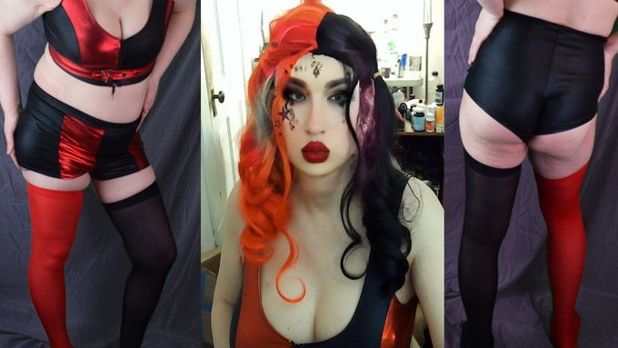 Here's the rest of my Harely Quinn costume from my wombo ai vid  #crossdresser #tgtransformation #mtf<a href="/tag/transformation"class="tags"><span>#transformation</span></a><a href="/tag/cosplay"class="tags"><span>#cosplay</span></a><a href="/tag/crossdressers"class="tags"><span>#crossdressers</span></a><a href="/tag/transgender"class="tags"><span>#transgender</span></a>
