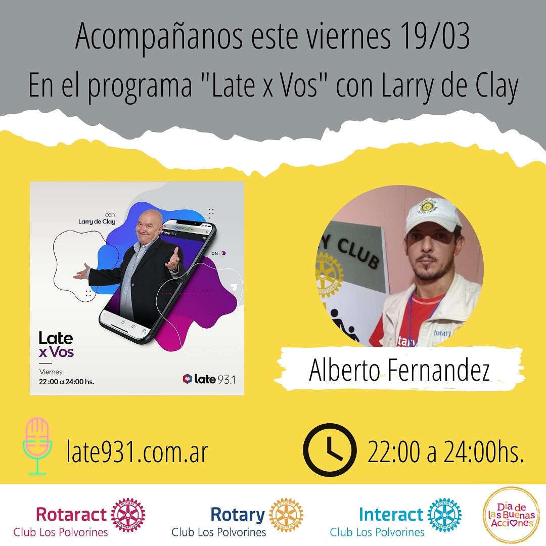 Rotaract_Los polvorines (@rotaractlos) on Twitter photo 