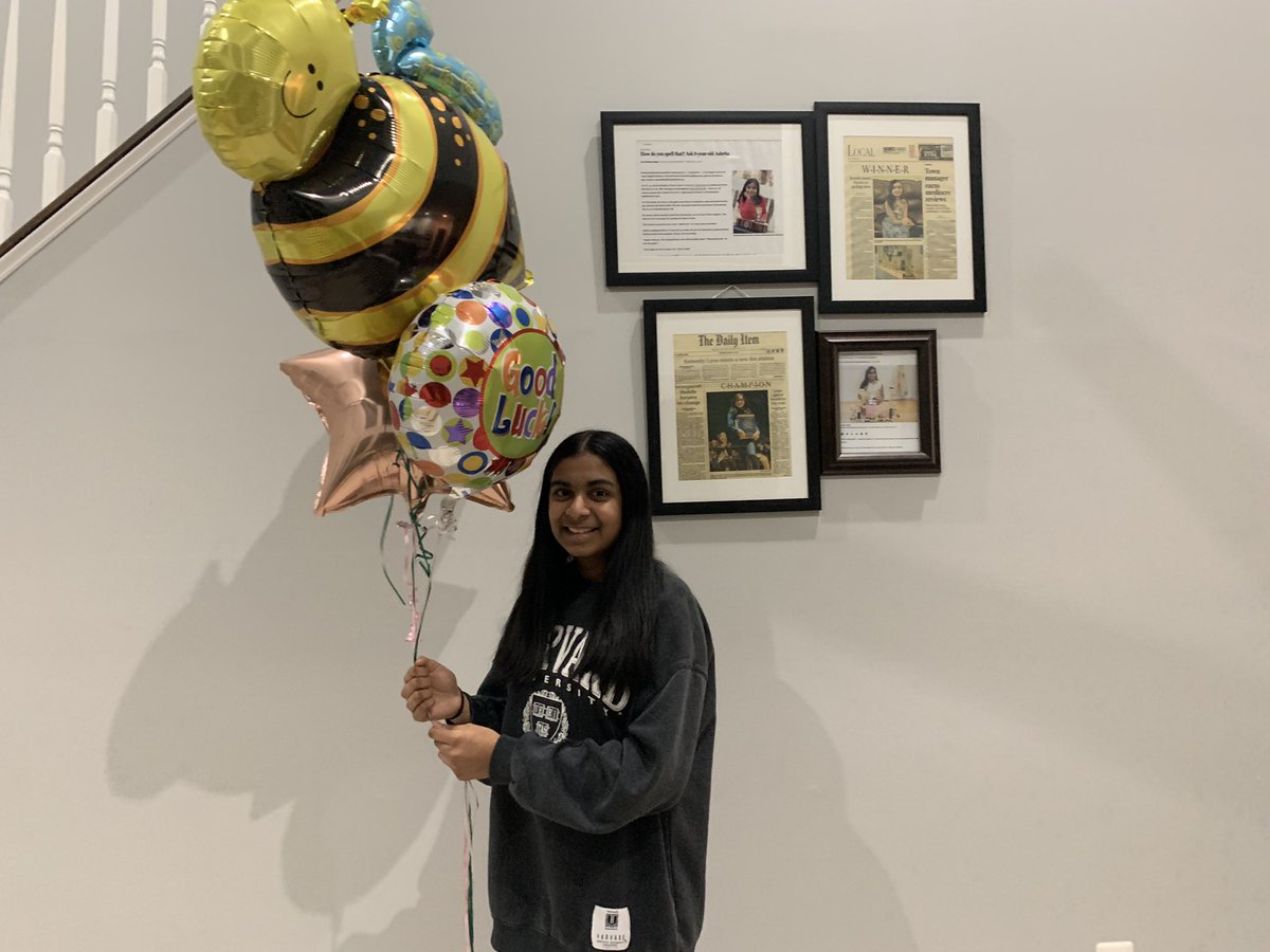 Congratulations Ashrita on winning the Loudoun Regional Spelling Bee tonight!  We are so very proud of you!   <a href="/MrFryeLCPS/">Matt Frye</a> @ShenaIBlcps <a href="/KRobucci/">Kelly Robucci</a> <a href="/kanneclark/">Kathryn Clark</a> <a href="/EdChiLCPS/">Ed Chi</a>