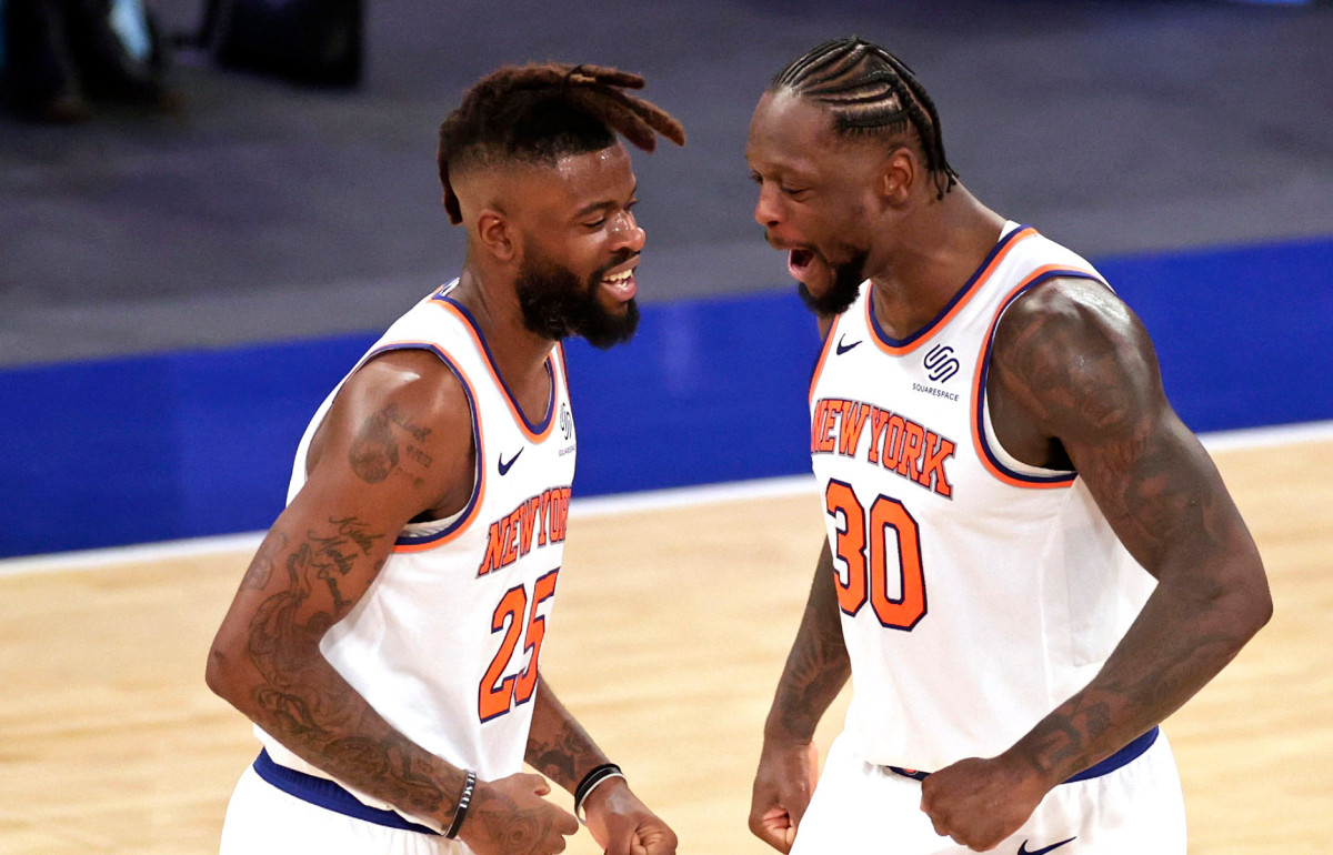 Julius Randle, Alec Burks lead Knicks past pesky Magic
