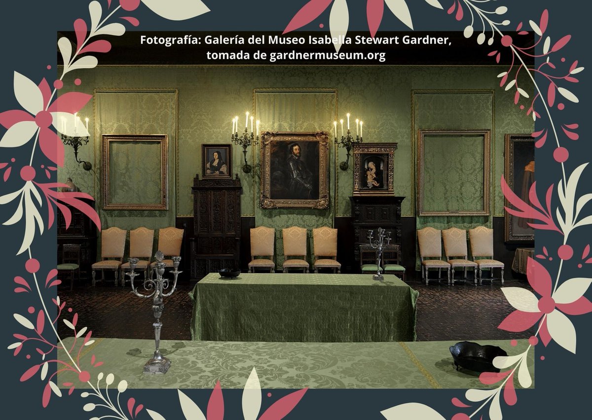 #Sabíasque un día como hoy, pero de 1990, ocurrió el robo de arte más grande en Estados Unidos?  😱😱

Fue en el Museo Isabella Stewart Gardner de Boston, de donde se llevaron 13 obras de arte valoradas en más de $500 millones de dólares. Toda la info en: gardnermuseum.org