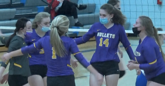 Channel1450com's tweet photo. Bullets Handle Trojans Late Charge To Sweep For Sangamo Win: https://t.co/d3X6JBQ4MX https://t.co/DtLA8wugF7