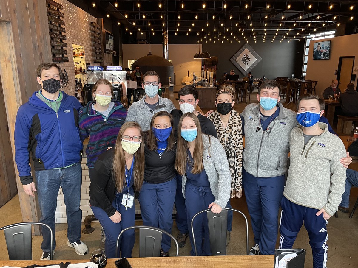 We are excited to meet some future Rs tomorrow who will join this crew as PGY2s next year &amp; succeed them as PGY1s! 
#OnceAnR #UKMatch2021 #RxMatch2021 
📷: <a href="/JenniThomas10/">Jenni</a>