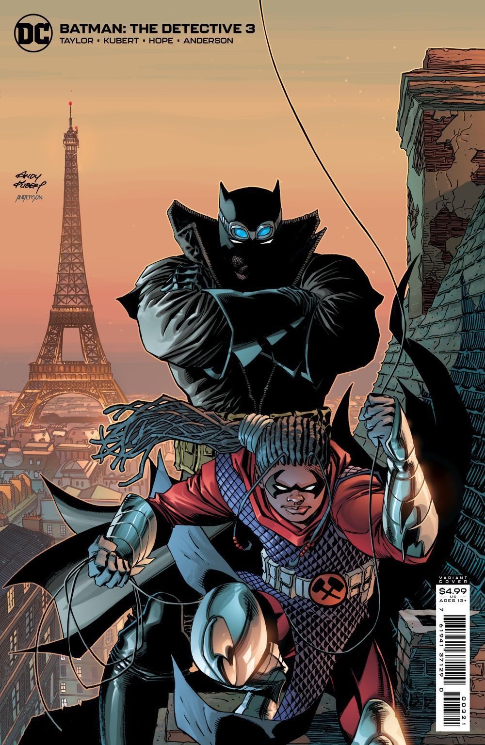 تويتر \ Tom Taylor على تويتر: "In Batman: The Detective #3, Batman heads to France with Robin... wait. That's not Robin. Who is she? https://t.co/abX4S4wnQt"
