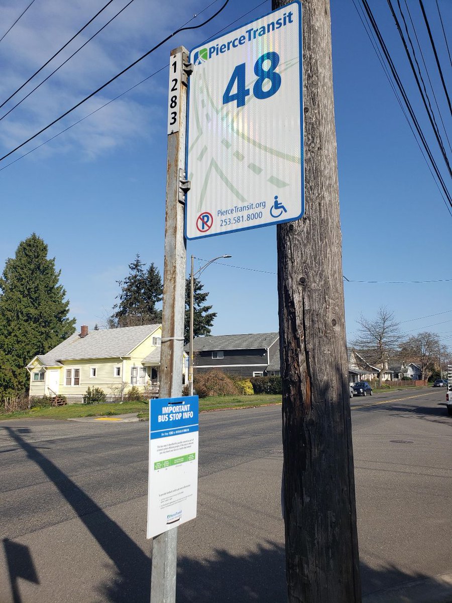 DowntownOntheGo's tweet photo. 2021 Photo of the Week - Learn more about Pierce Transit's Bus Stop Balancing project, and submit your feedback by April 11th! Call Pierce Transit Customer Service at: 253.581.8000 or use the feedback tool on their website: https://t.co/0ejxxcVmo6. #ride253 #downtowntacoma https://t.co/7QMRqZjWhm