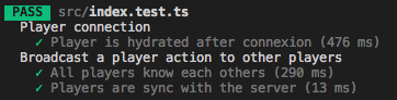 dagatsoin's tweet image. Client lag compensation, 2nd iteration. Start to be green :) #typescript #gamedev #netcode