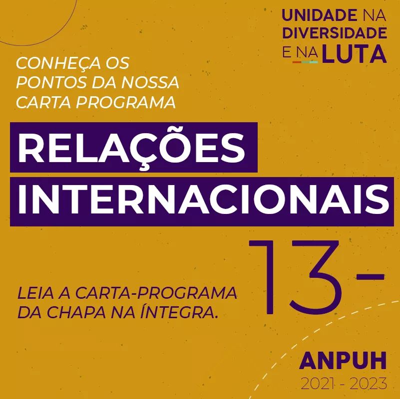 UmaDiversaLuta's tweet photo. Uma Anpuh bem estabelecida e respeitada passa pelo caminho do reforço das relações interinstitucionais também fora do país. 

Conheça nossas ações propostas para ampliar as RELAÇÕES INTERNACIONAIS da próxima gestão da Anpuh, no link: https://t.co/O9O0krJKa7 https://t.co/vFe27S9GI3