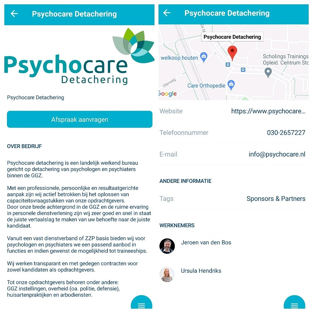 Psychocare detachering is dit jaar  ook sponsor van  het  #emdr congres  van  de  <a href="/VerenigingEMDR/">EMDR Nederland</a> en die  dag  live  via  de  chat bereikbaar.