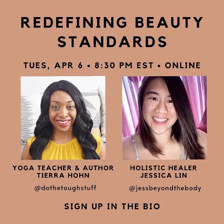tierrahohn's tweet photo. Join us Tuesday April 6th at 8:30 PM EST for an open conversation about expanding and redefining our perceptions around beauty. Registration in bio. 🔗
#bodyimage #beautystandards #edrecovery #bodyliberation #registernow https://t.co/uMzb2Y31or