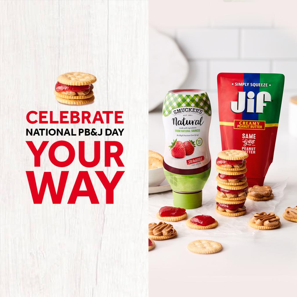 Smucker's on Twitter "Happy National PB&J Day! 🥜🍓 Celebrate right with